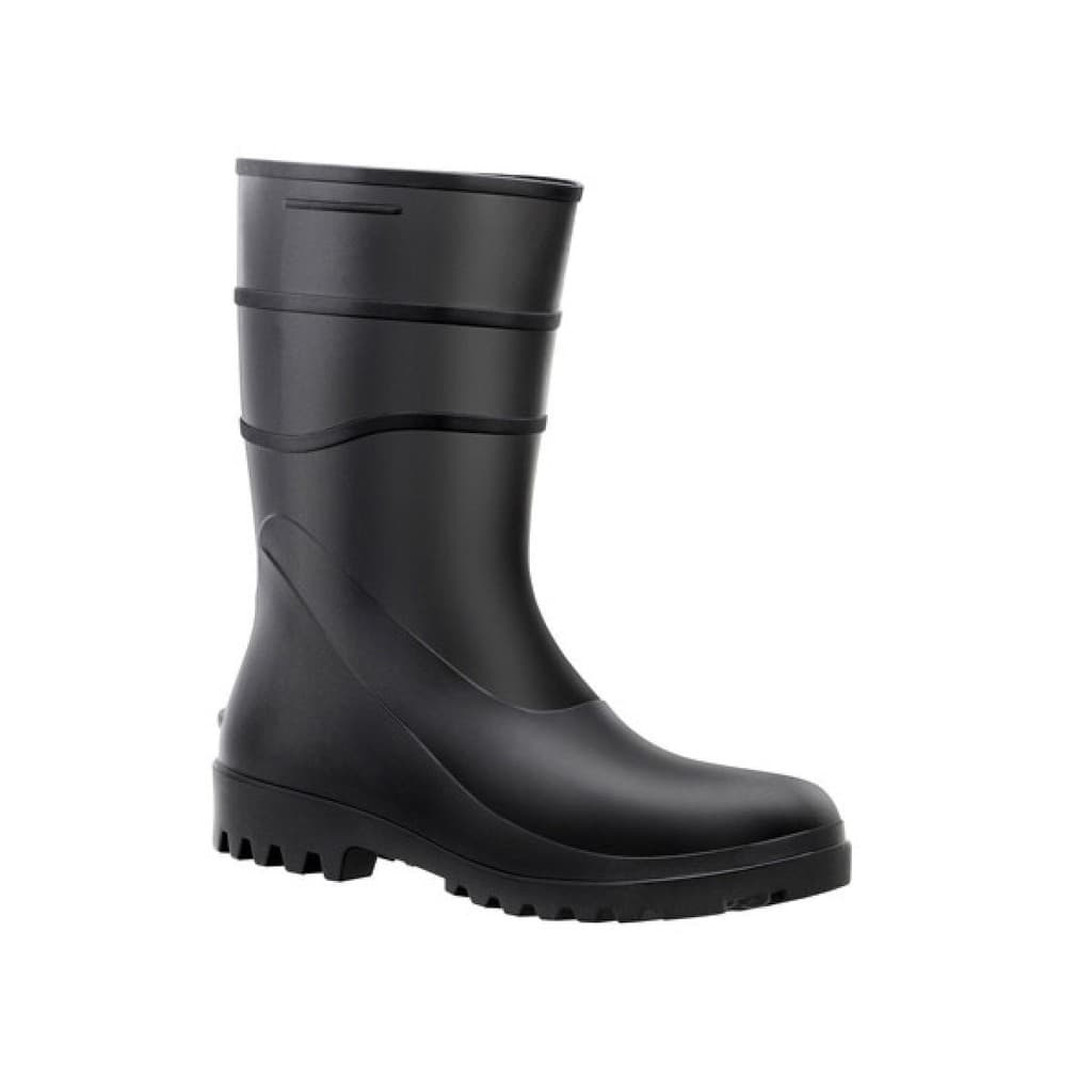 Bota de PVC Forrada Cano Curto Preta N°41 - BRACOL