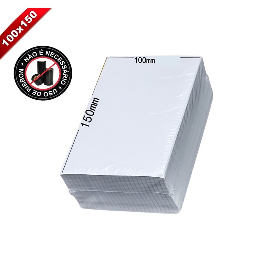 Adesiva Térmica Serrilhada para E-Commerce 4,2x5cm 10x15cm 100x15 mm Térmica Serrilha Zebra Elgin