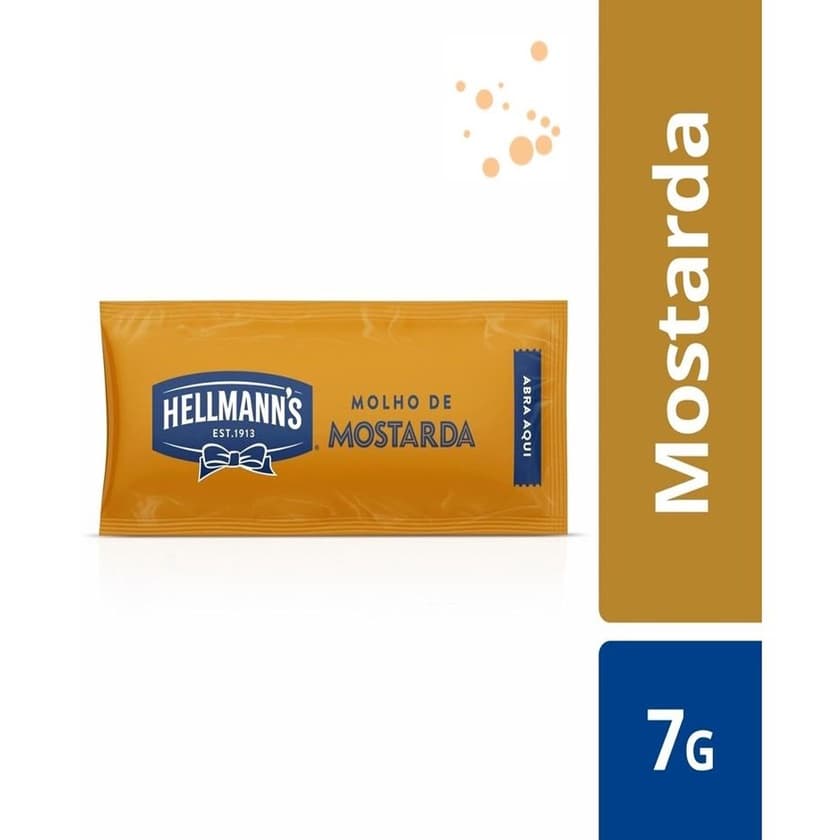 Mostarda Hellmanns Sache 7g Caixa 168 Unidades