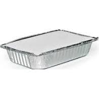 Bandeja De Alumínio Retangular  1500ml - 100 Unidades