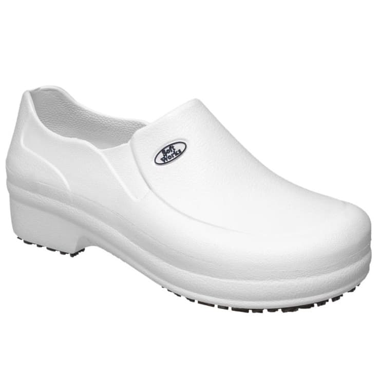 Sapato Anti Derrapante BB65 Branco SoftWorks CA31898 - Cozinha Industrial, Restaurante, Açougue, Clínicas, Hotéis, etc