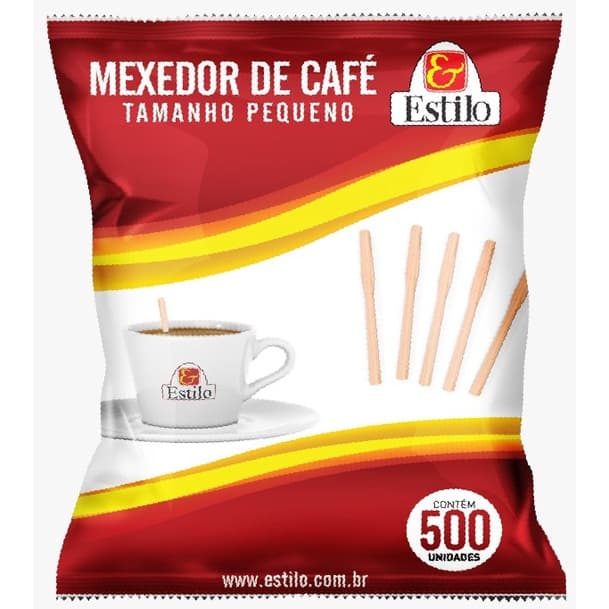 3.000 Mexedor de Café Chá Madeira 8,6cm