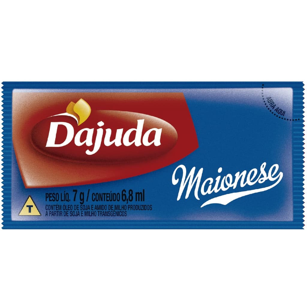 Maionese Tradicional Sachê Caixa C/192 x 7g - Dajuda