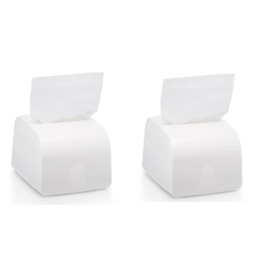 2 Porta Guardanapos Interfolha Mesa Branco Premisse Bares