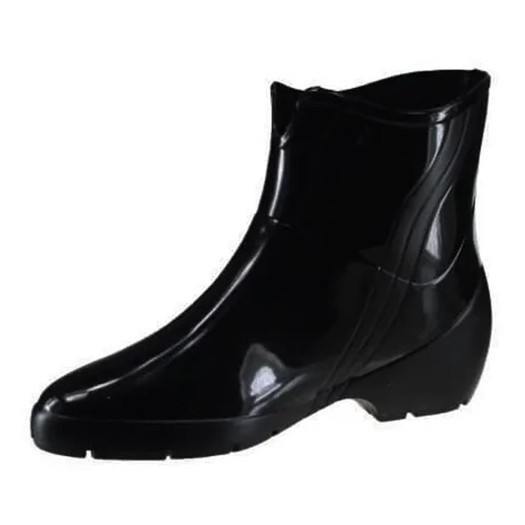 GALOCHA FEMININA TRABALHO PVC PRETA PAT PATROL RCA CANO CURTO