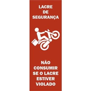 Etiqueta Adesiva Lacre Segurança Para Embalagem Delivery - 2.800uns