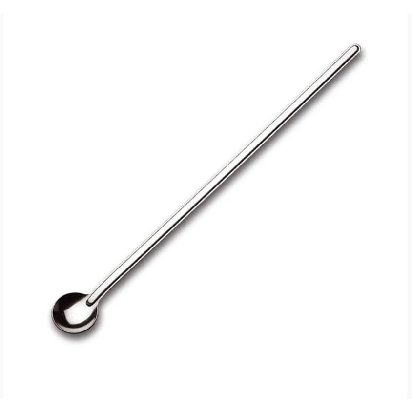 Colher Cocktail Bailarina 30 Cm Inox James.f Drinks Sucos