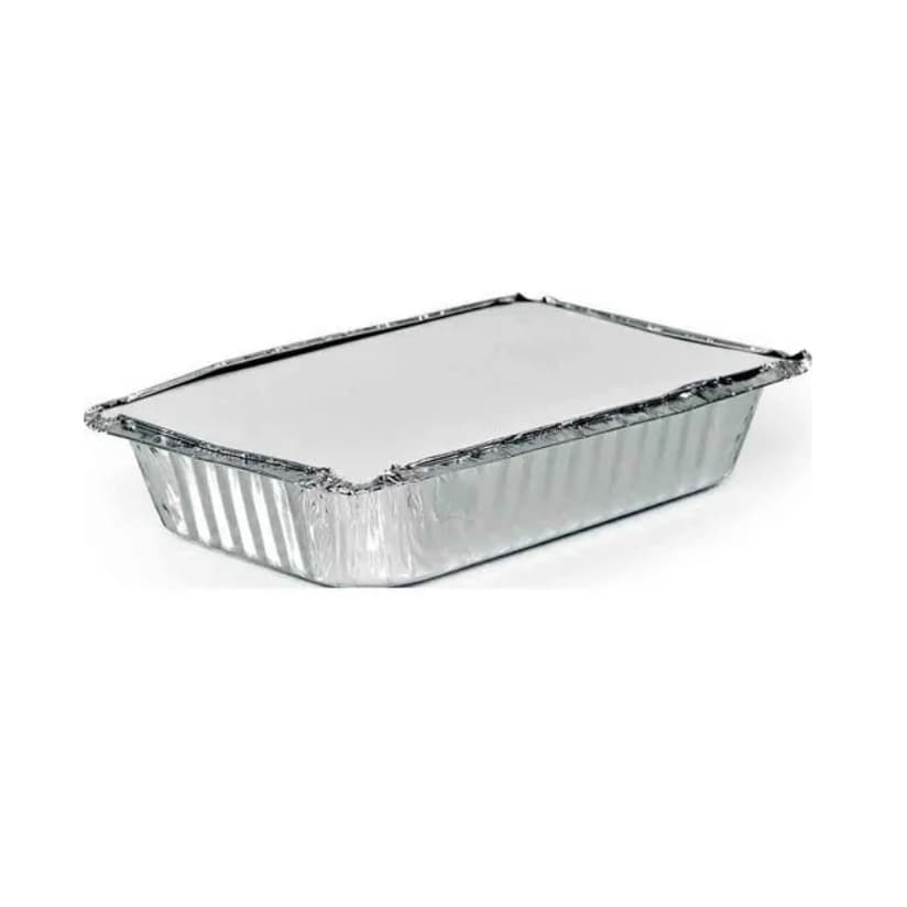 Bandeja Marmitex Forma Alumínio Retangular | 2000ml | 100 UN