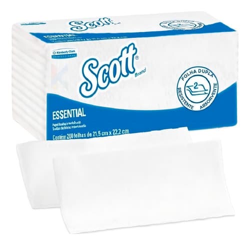 Scott Papel Toalha Interfolha Folha Dupla C 400 Folhas
