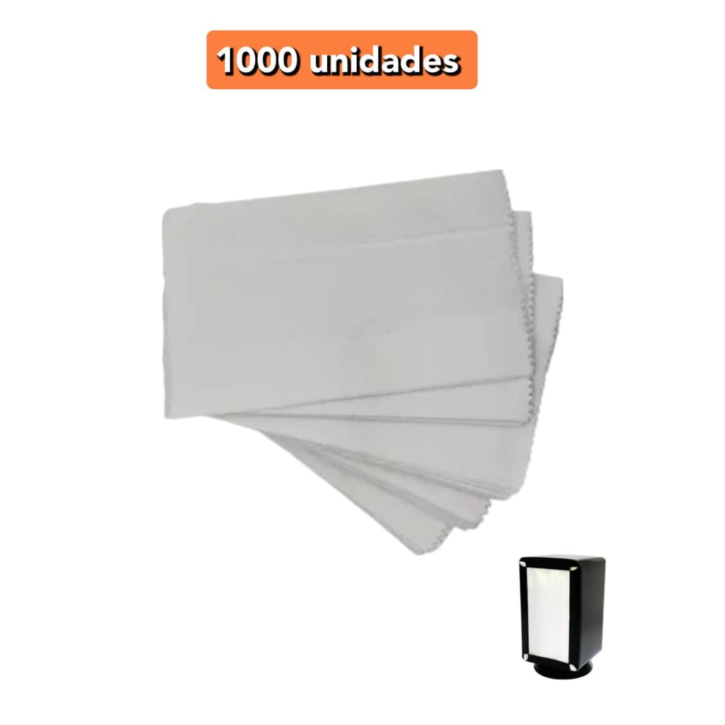 Guardanapo de Papel  Balcão TV (14x14) Premium 1000 unidades - Balcão, delivery, restaurantes.