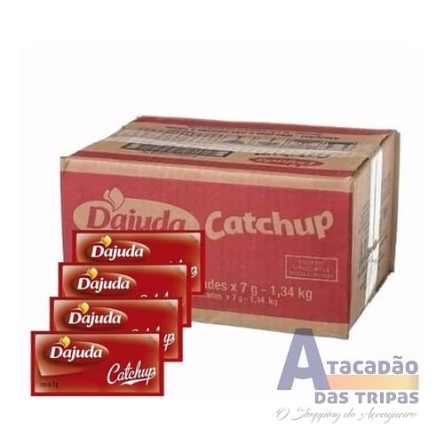 Ketchup Tradicional Sachê Caixa C/192 x 7g - Dajuda