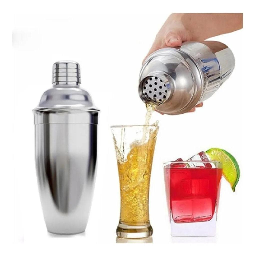 Coqueteleira Copo Para Drinks e Caipirinha Bar Inox 750 ML