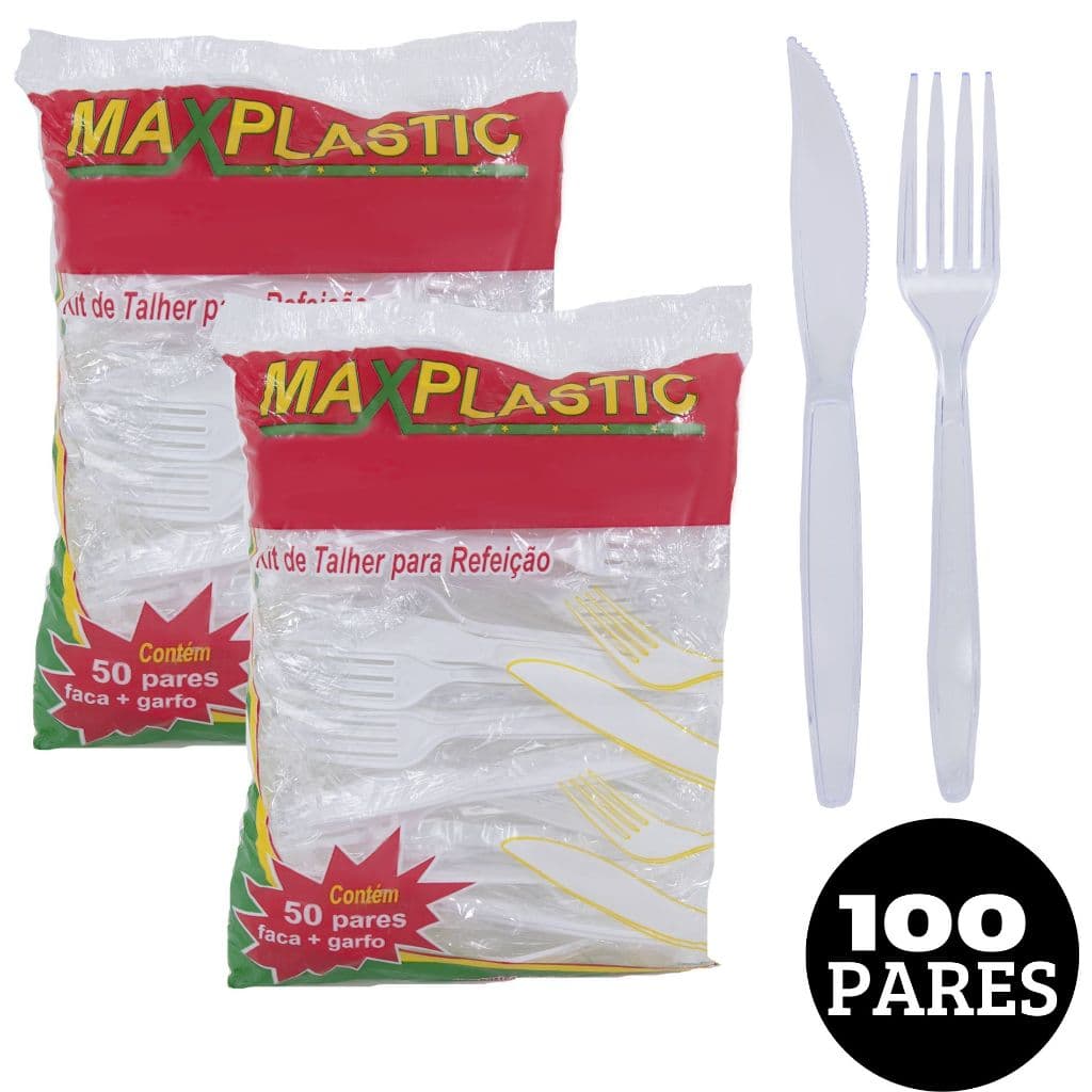 100 KITS DE GARFO  E FACA BRANCO EM SACHE DELIVERY, SUPER REFORÇADO , RESTAURANTES, CHURRASCO, BUFFET