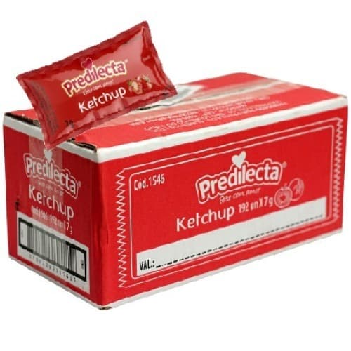 Caixa Sachê Ketchup 144 unidades Predilecta
