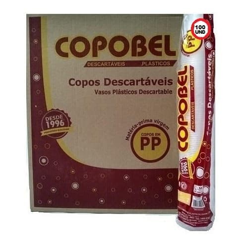 COPO DESCARTAVEL 300ML PP COPOBEl o ll