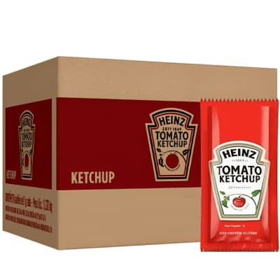 Ketchup Heinz Mini Sache 7g (caixa com 144 unidades)