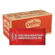 ketchup Cepêra 7g caixa 154 un saches tradicional restaurante pronta entrega FOOD SERVICE