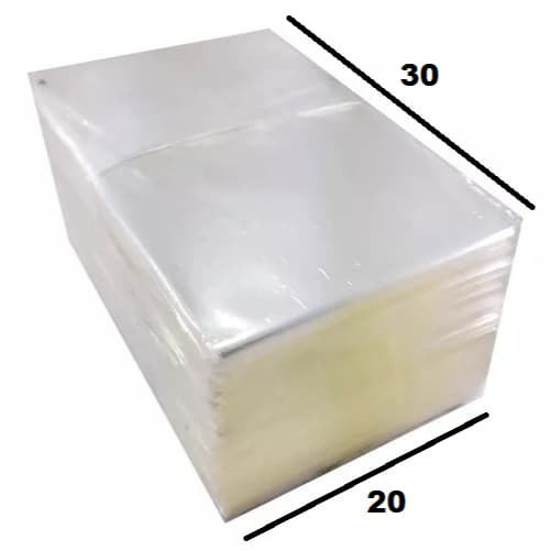 Saco Plástico Transparente 20x30 Esp.0,6 300 Un C/ 1kg Pp