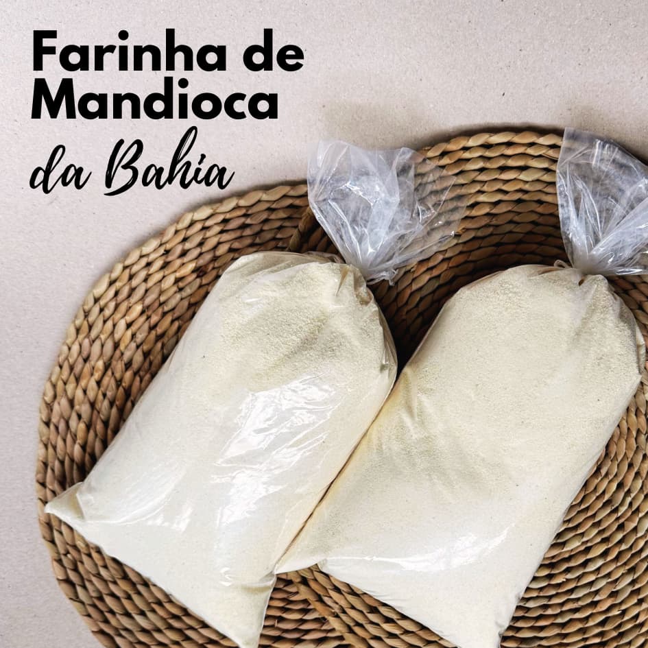 Farinha De Mandioca Torrada E Fina A Melhor Da Bahia 1 Kg