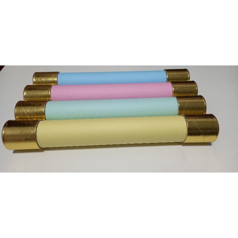 Kit com 10 canudo de formatura amarelo, rosa, azul bebe, verde claro, preto, papel couche ENVIO IMEDIATO