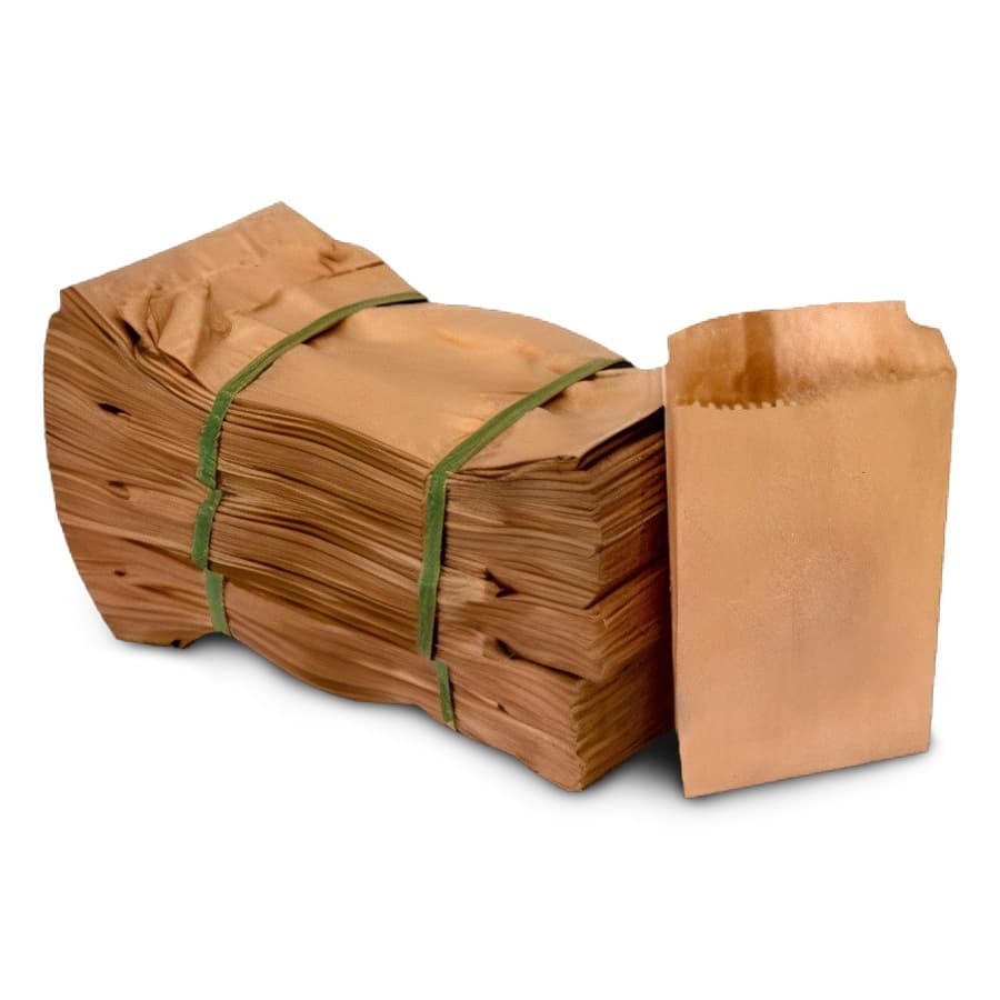 Saco de Papel Mix Kraft 5 kg - Pacote com 500 Unidades | Ideal para Pães