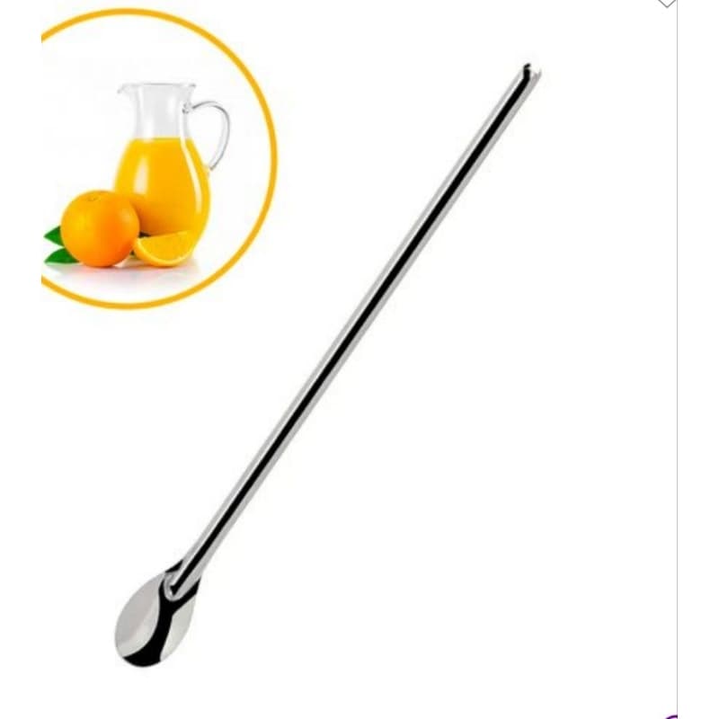 Colher Bailarina Para Bebidas Aço Inox 30 cm