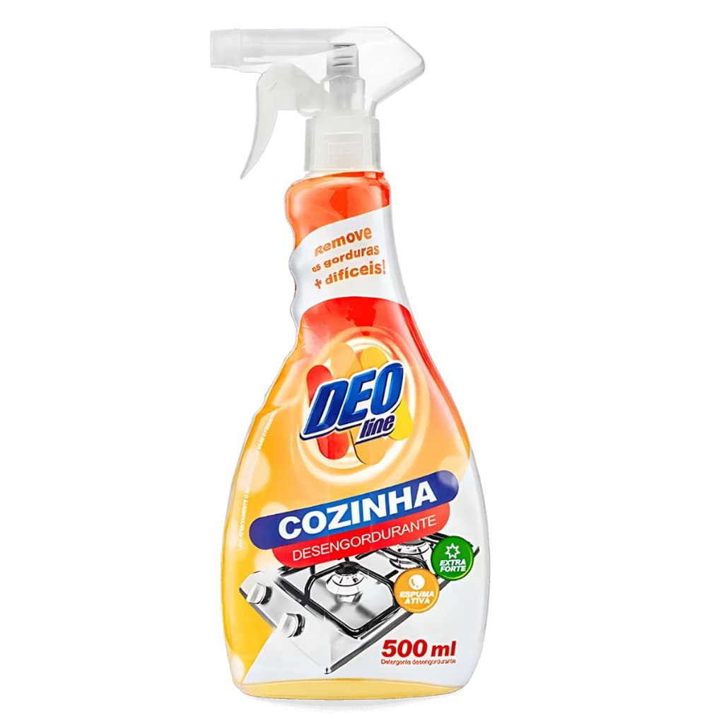 Desengordurante Spray 500ml Alto Poder de Limpeza Cozinhas Industriais e Domésticas DEOLINE PREMISSE