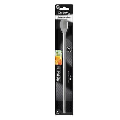 Colher Bailarina Para Bebidas Aço Inox 30 cm.