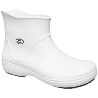 Bota Softworks Original Antiderrapante Cano Curto Impermeável - Cozinha, Limpeza-BRANCO