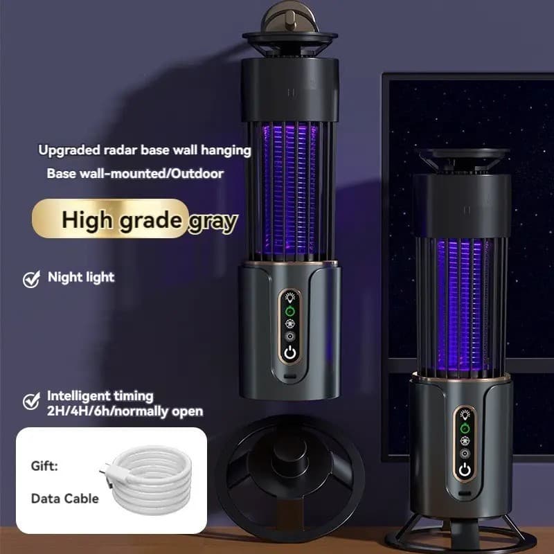 Lâmpada Elétrica Mata-Mosquitos Com Luz UV, Armadilha Para Insetos em 1 com USB para Exterior
