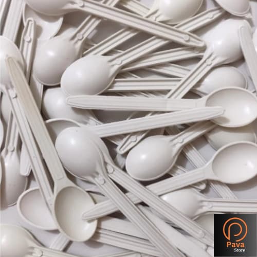 KIT 500 ~ 2000 COLHER BRANCA descartáveis e reforçado,  ideal p eventos, Açaí, Sorvetes, Sobremesas