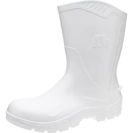 Bota PVC Cano Médio e Curto na cor Branca e Preta