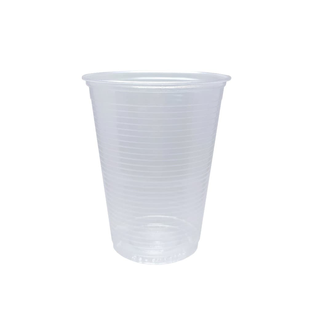 2000 Copos Descartáveis Plásticos Estriado Pp Cristal 300ml