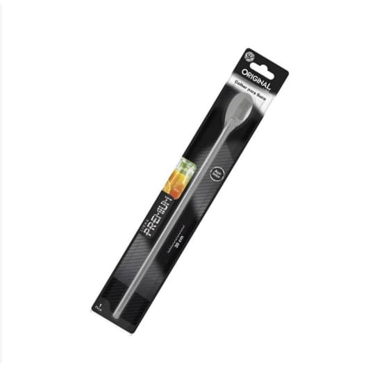 Colheres Suco Grande Bailarina 30 cm INOX Profissional para Mexer Sucos Drinks Multiuso Universal