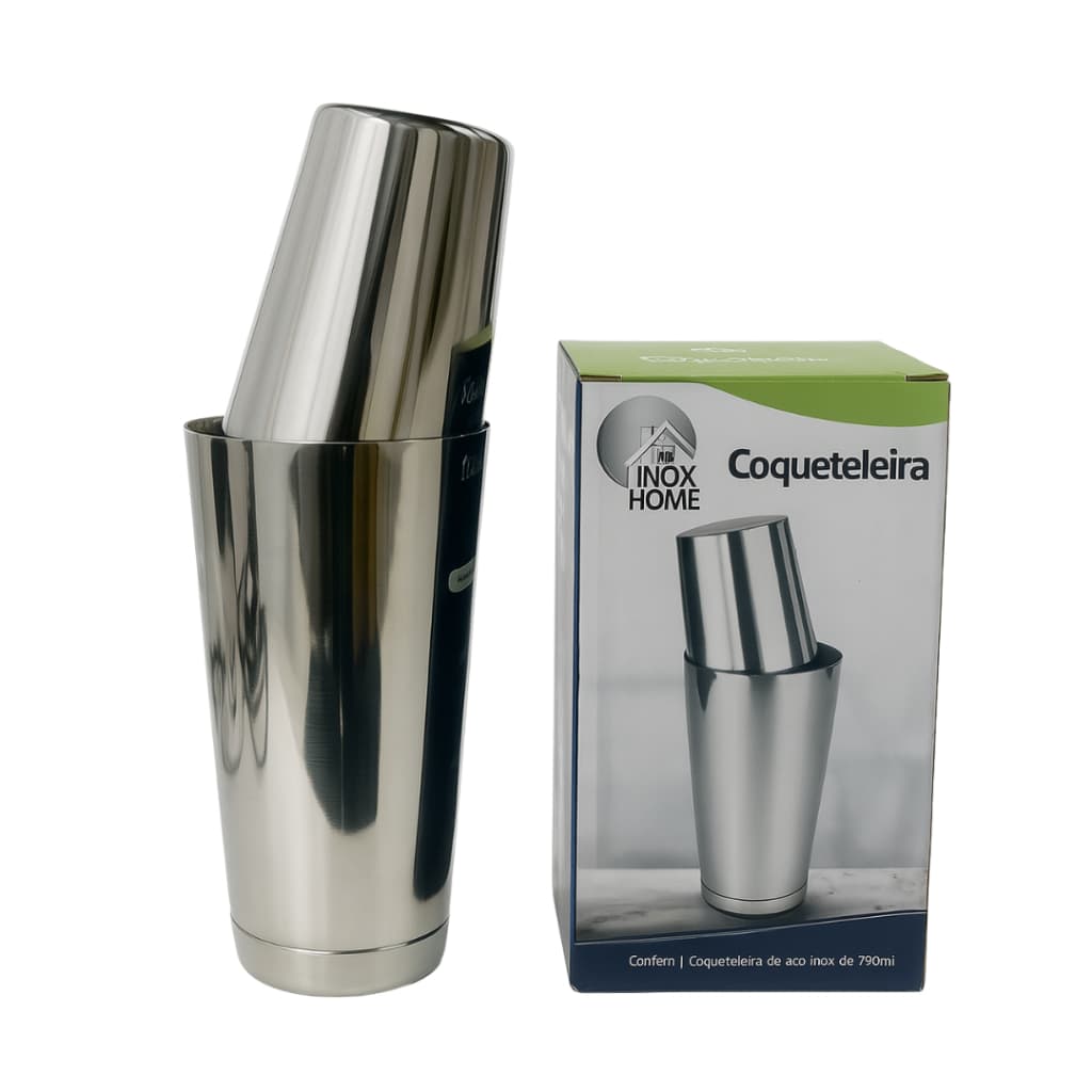 Coqueteleira Aço Inox 750 Ml Bebidas Drinks Bar