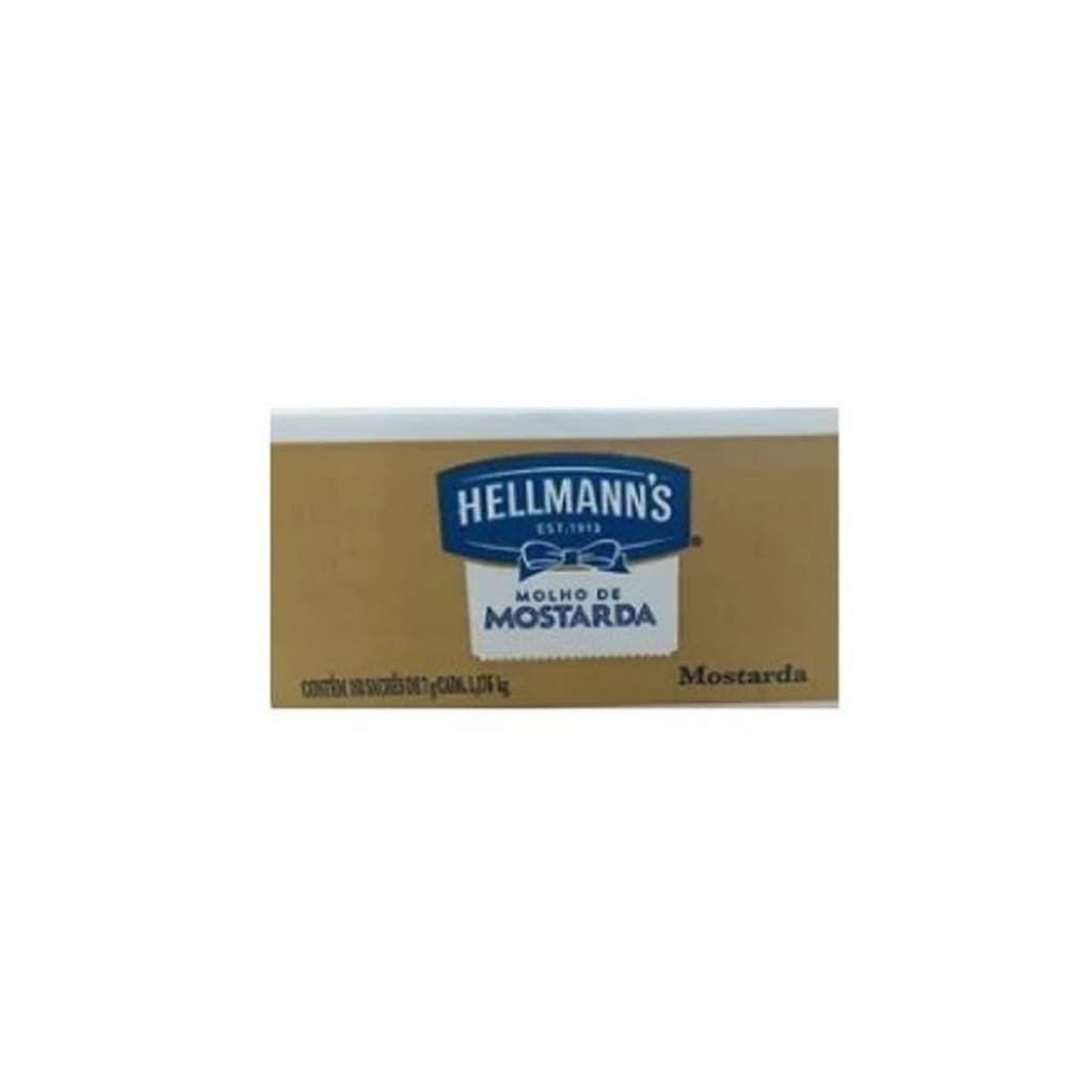Mostarda Hellmanns Sache 7g Caixa 168 Unidades