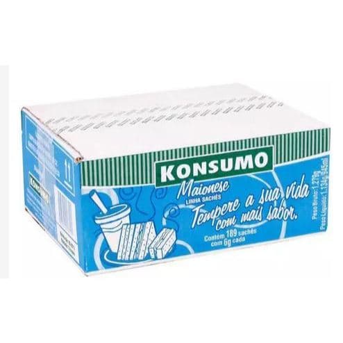 Maionese Konsumo Sache Caixa Com 153 Uni 6g