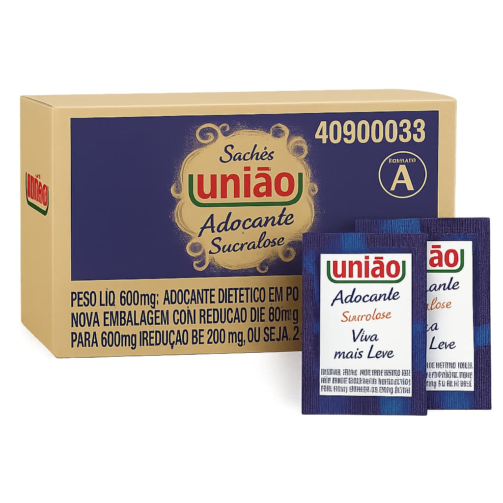 Sachê Açucar Adoçante União Sucralose - 600mg. C/400
