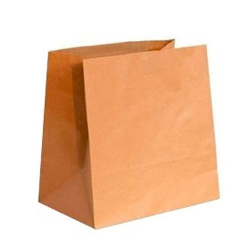 Saco de Papel Kraft 31x19x30 -50Unid Embalagens Delivery, Restaurantes, Lanchonete e Padarias