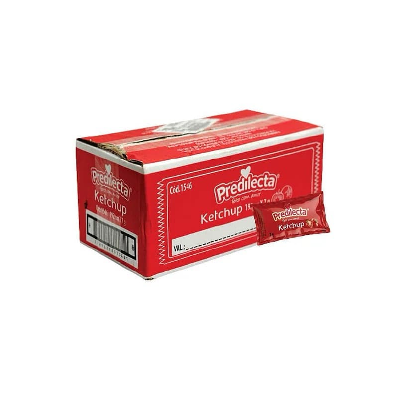 Caixa Ketchup Sachê C/144 Unidades Predilecta
