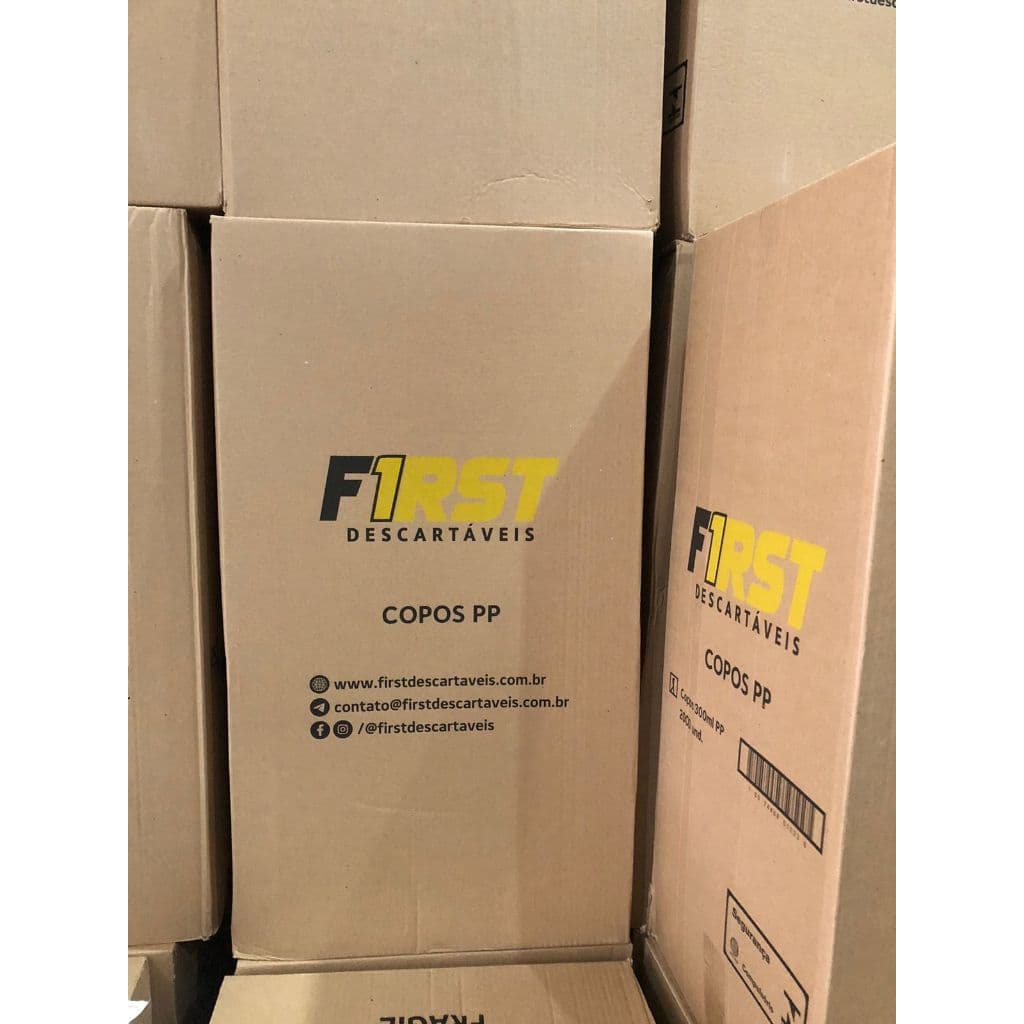 CX - Copo Descartável PP  - Transparente  - 300ml - 2000und.