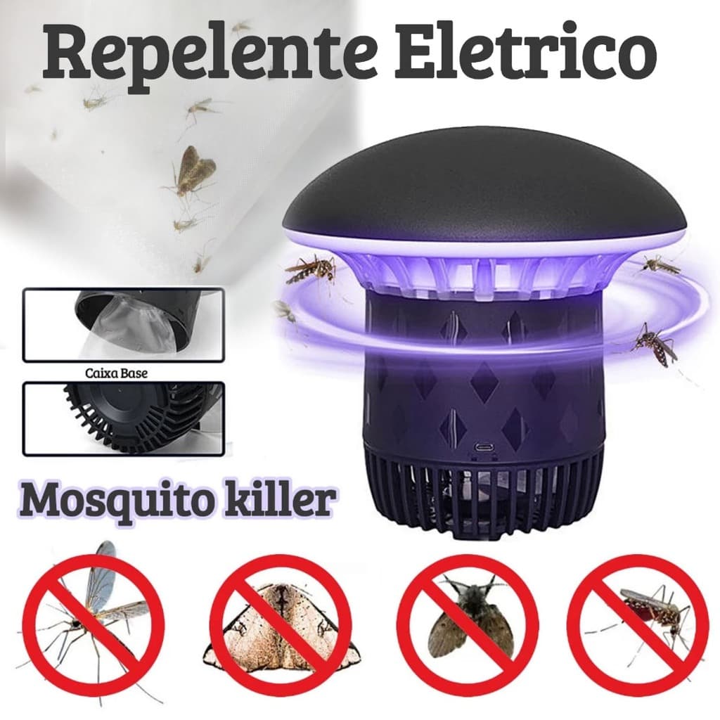 Led Ultravioleta Repelente Eletrico Armadilha Para Mosquito