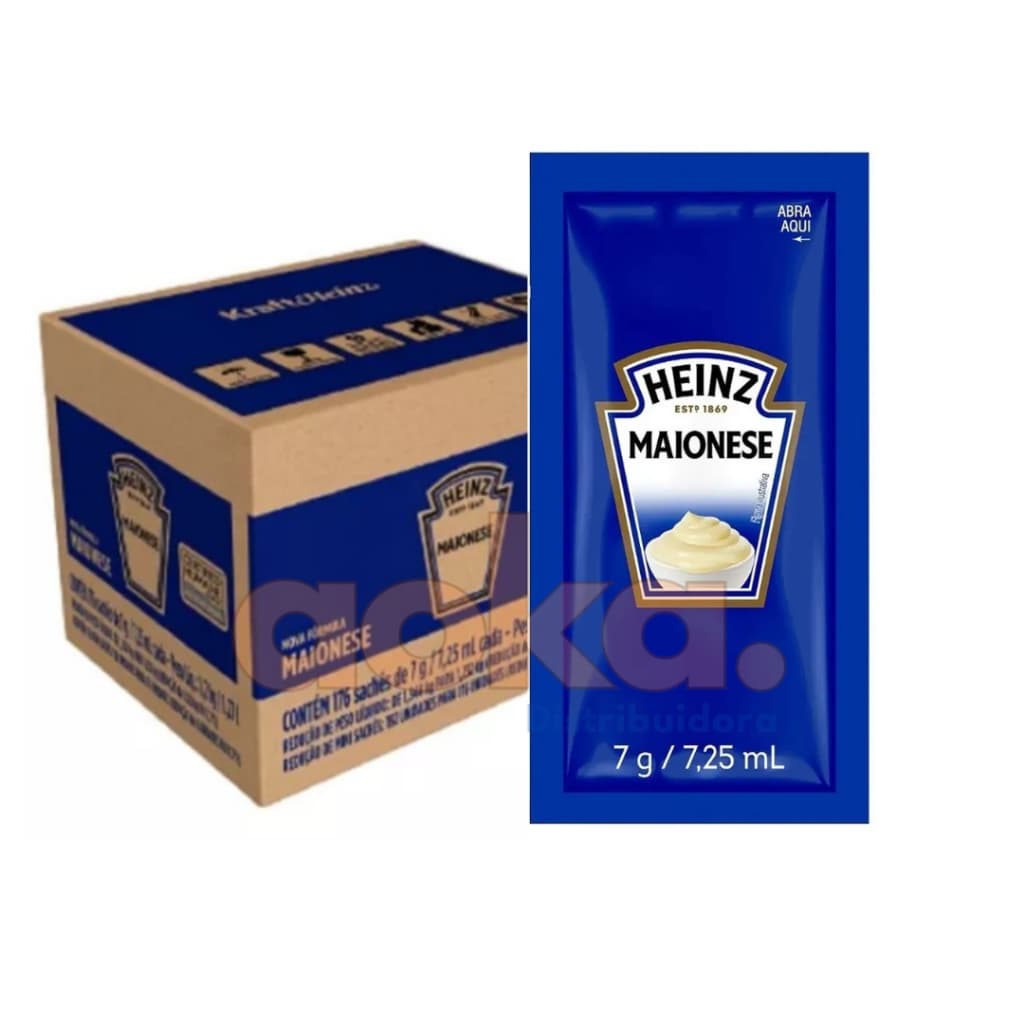 Maionese Heinz Caixa 144 Sachês 7g