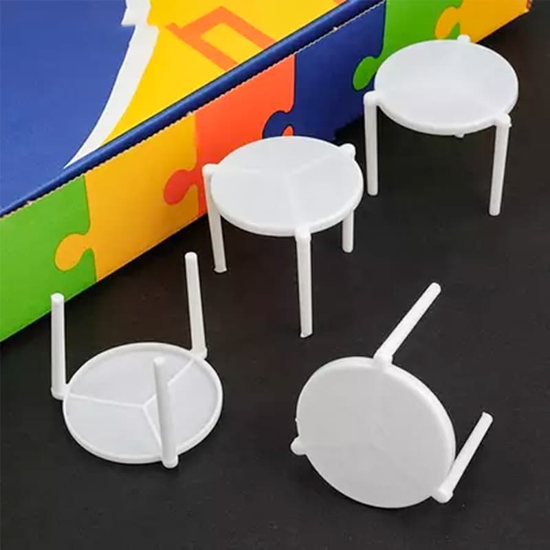 [Shnzd] 100 Peças Suporte Para Proteção De Pizza , Tripé De Plástico Branco , Rack De Fixação , Caixa Acessórios De Cozi