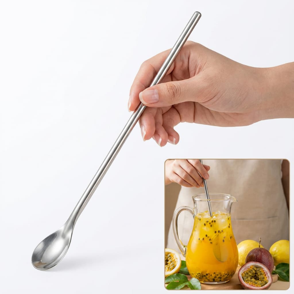 Colher Bailarina mexedor de Suco Longa para Jarra 30 cm de Inox