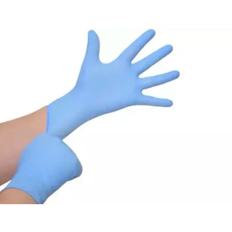 Kit 5 Luva Nitrílica Azul Sem Pó Caixa com 100 Uni – Procedimentos TAM M
