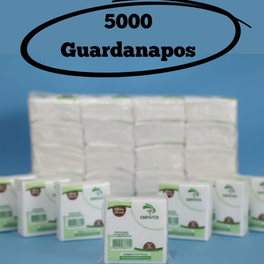 Kit Guardanapo de papel 20x20 Branco Para Evento, Festa, Aniversário, Delivery, Lanchonete