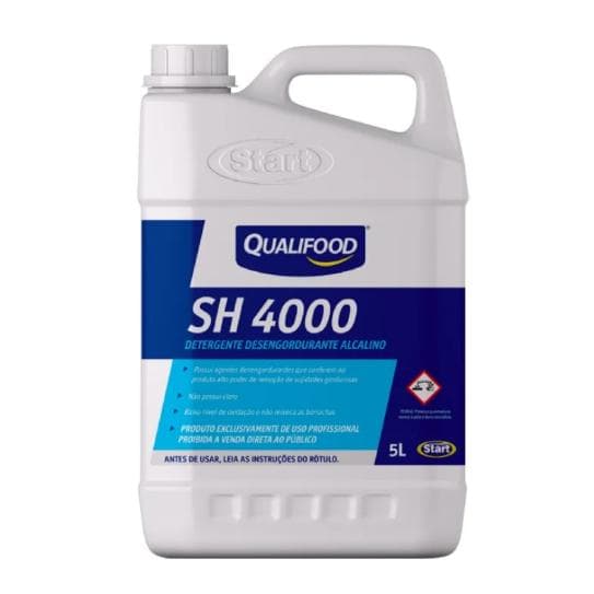 Qualifood Detergente Desengordurante SH4000 5L Alcalino Cozinhas e Indústrias Alimentícias