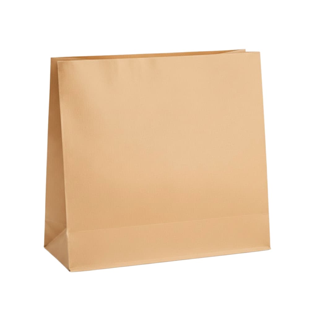 Saco Papel Kraft G 31x30x19 - Delivery Lanche e Padaria - Sem Alça - Kit Várias Quantidades