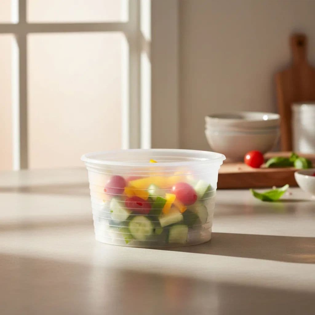 POTE COM TAMPA CRISTAL COPO 100 UNIDADES TRANSPARENTE 200ML, DOCES, BOLOS, FRUTAS ETC